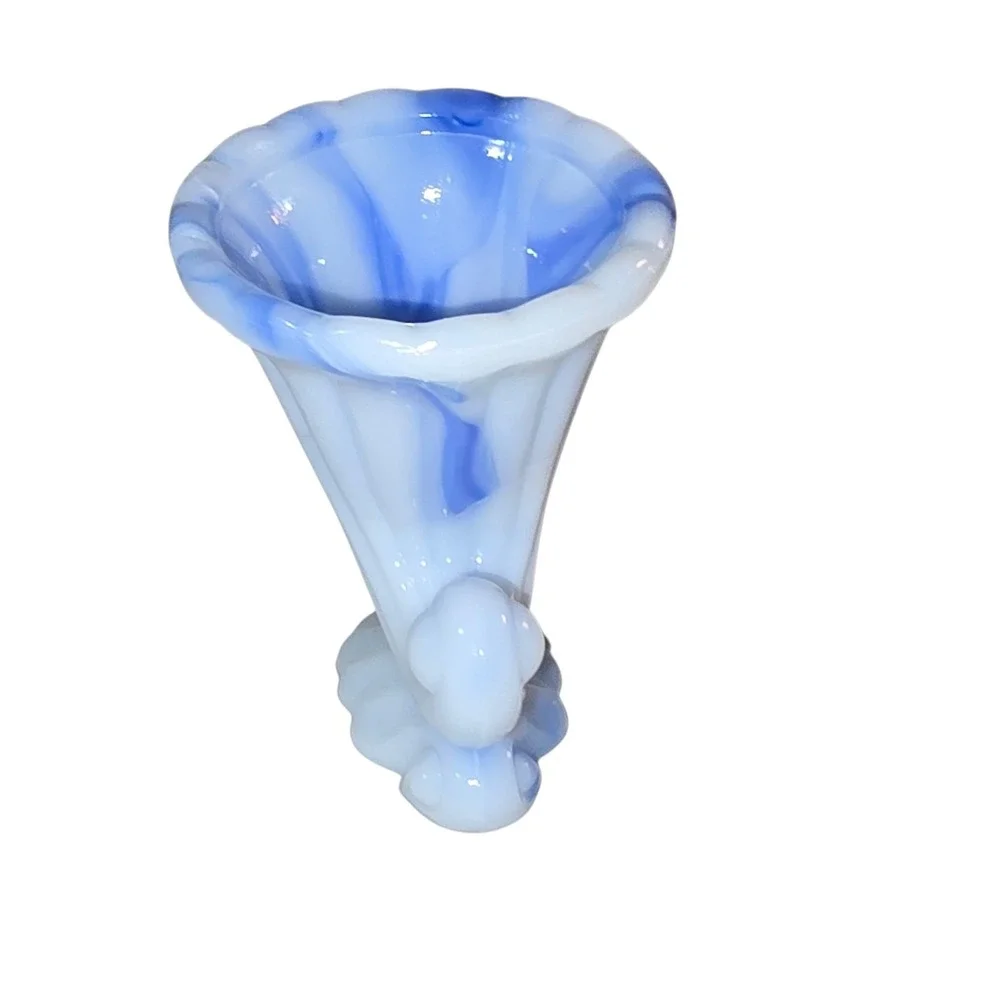Akro Agate vintage blue